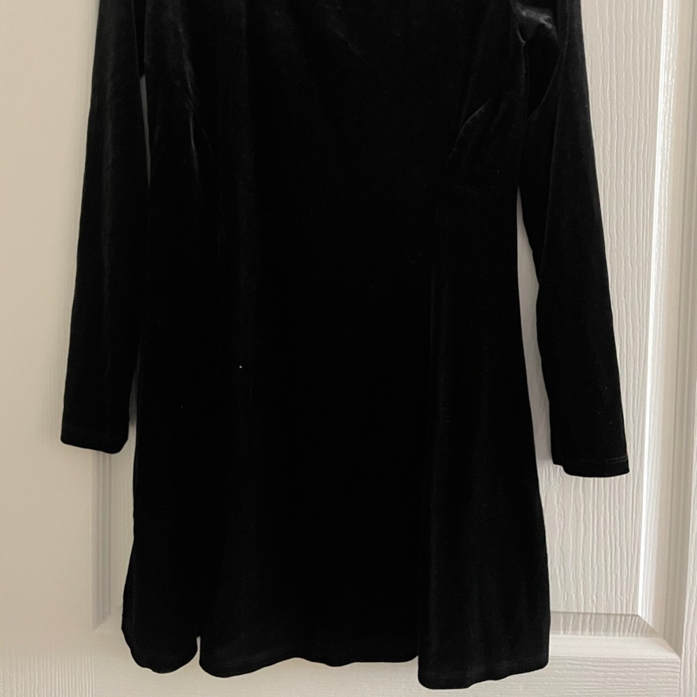 Little black velvet dress